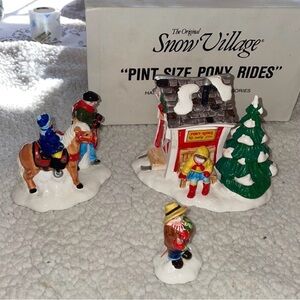 Dept 56 Pint Size Pony Rides